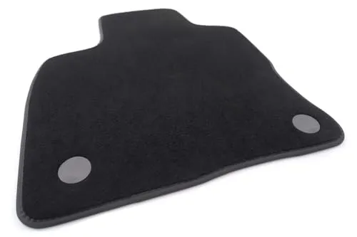 Fahrermatte für Dacia Duster II ab 2018 Velours Automatte Fahrerseite Fußmatte Original Qualität Matte Schwarz