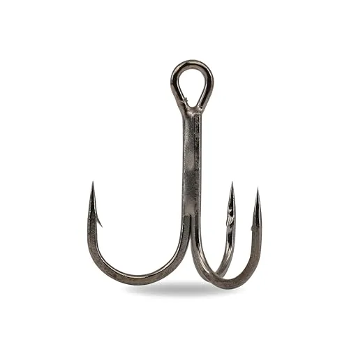 Gamakatsu Drillinge Treble 13, Größe:10, Farbe:Schwarz