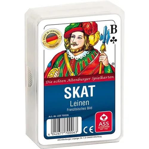 ASS ALTENBURGER SKAT Leinen Kartenspiel