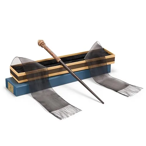 Harry Potter Zauberstab-Replik 1/1 - Hermine Granger in Ollivanders Box - Sammlerstück aus dem 'Harry Potter' Universum, 34 cm langer Zauberstab von Hermine Granger, offiziell lizenziert und in einer exklusiven Ollivanders-Box erhältlich.