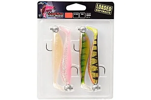 Fox UV Zander Pro Shads Loaded 10cm 10g 3/0