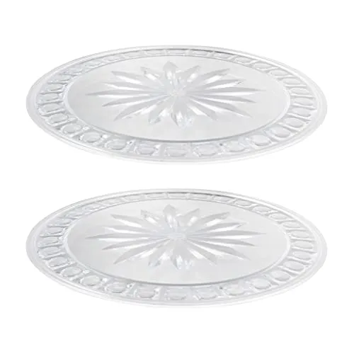 Westmark 2 Tortenplatten, Ø 31 cm, Glasoptik, Bruchunempfindlich, Kunststoff, Transparent, 345522E3