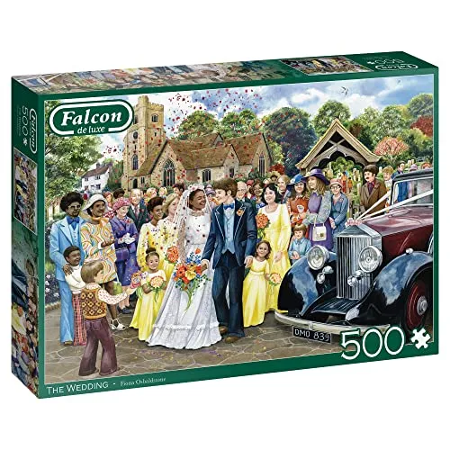 Jumbo Spiele Falcon The Wedding 500 Teile - Puzzle für Erwachsene