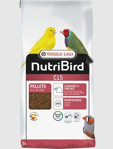 Nutribird C15 | 1 kg | Alleinfutter für Kanarien-, Waldvögel  Exoten | Auf de...