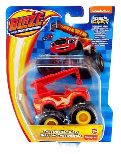 Blaze und die Megamaschinen Metall Auto Builder Blaze - Spielfahrzeug für Kinder ab 3 Jahren, aus robustem Metall und Kunststoff, ideal für kreative Abenteuer mit dem beliebten Monstertruck Blaze.