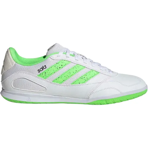 Adidas SUPER SALA III - Hallen- und Futsalschuh in Weiss - Fußballschuhe mit atmungsaktivem Obermaterial und griffiger Non-Marking-Sohle, ideal für schnelle Bewegungen und präzises Ballgefühl in der Halle.