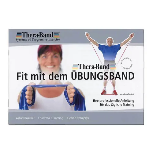 Thera-Band® original Übungsband + Übungsbuch gratis ca. 3m lang Silber (super st