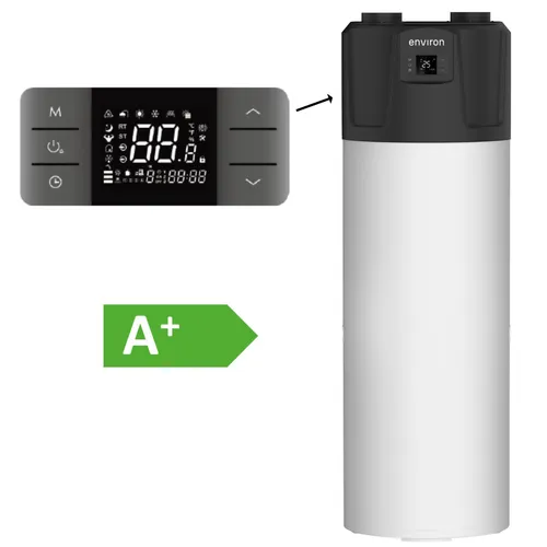 Brauchwasser Wärmepumpe Trinkwasser Wärmepumpe 200 Liter environ Aquaboost R290