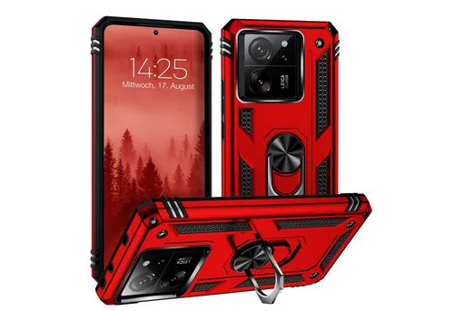 Tec-Expert Handyhülle Outdoor Cover Hülle für Xiaomi 13T / 13T Pro 6.67 Zoll, 6.67, Premium Hülle aus verstärktem Polycarbonat