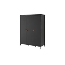 Kleiderschrank Madron, schwarz, 150x199 cm von Home Affaire