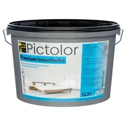 Pictolor® Premium Innenweiß Wohnraumfarbe 12,5 Liter