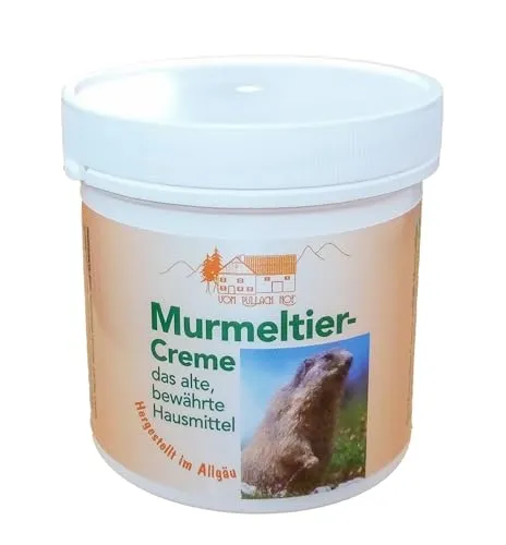 MURMELTIER CREME 250ml mit Latschenkiefernöl, Murmeltieröl Kampfer Menthol Murmeltiercreme Körpercreme Hautpflege Balsam 06