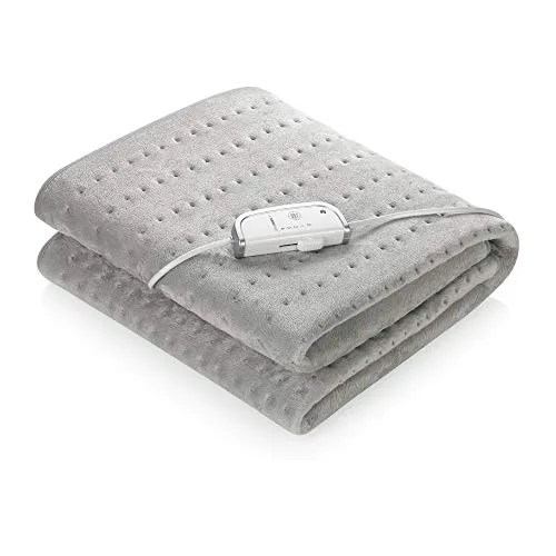 medisana HU 670 Wärmeunterbett super-flauschig, 150 x 80 cm, Schlafen wie auf Wolken, Abschaltautomatik, Überhitzungsschutz, 4 Temperaturstufen, waschbar, Matratzenheizung für alle gängigen Matratzen