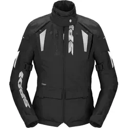 Spidi Crossmaster Damen Motorrad Textiljacke, schwarz, Größe L - Motorradjacke aus hochfestem Polyestergewebe, wasser- und winddicht sowie atmungsaktiv – ideal für anspruchsvolle Fahrten.