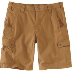 Carhartt Ripstop Cargo-Shorts - Braun - W31 - Herren-Shorts aus robustem Baumwoll-Canvas, ideal für Arbeit und Freizeit. Mit Cordura®-verstärkten Taschen und hervorragender Bewegungsfreiheit dank Rugged Flex®.