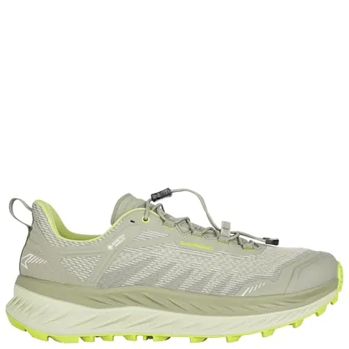 Lowa Trail-Laufschuhe Fortux GTX - Wasserdichte Herren-Laufschuhe in Olivegrün/Avocado - Wanderschuhe mit atmungsaktiver GORE-TEX-Membran für ultimativen Wetterschutz, ideal für Ultraläufe und anspruchsvolle Trails.