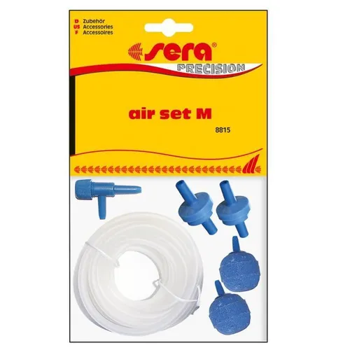sera air set M  (2 x Sprudelstein, 2 x Rückschlagventil, Absperrhahn, Schlauch)
