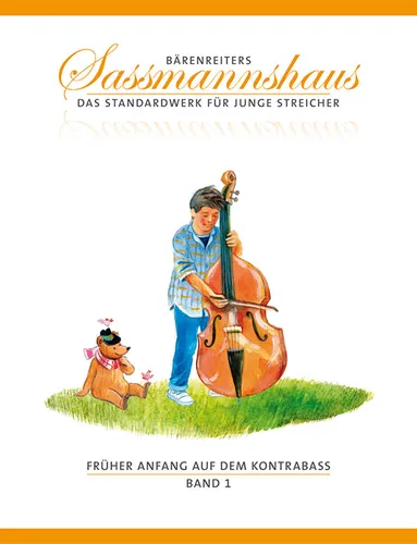 Früher Anfang auf dem Kontrabass, Band 1 - Noten für den Kontrabass, ideal für Anfänger mit einfachen Melodien und klaren Anleitungen zur Förderung des musikalischen Verständnisses.