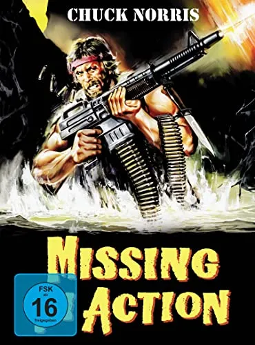 Missing in Action Mediabook Cover A - Limited 333 UNCUT (Blu-ray + DVD) - Filme - Exklusive Mediabook Edition mit nur 333 Exemplaren, enthält die ungeschnittene Fassung des Action-Kriegsfilms mit Chuck Norris.