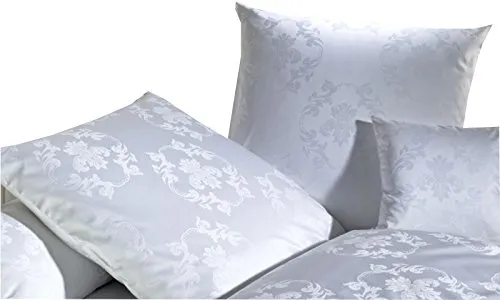 Curt Bauer Josephine 3737 Mako-Brokat-Damast Kissenbezug 40x40 0000-weiß
