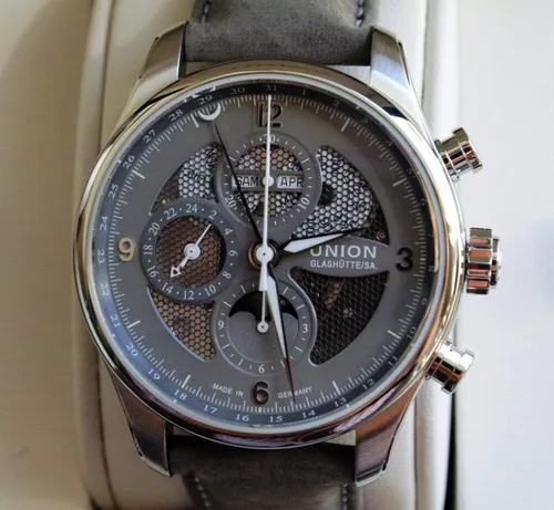 UNION GLASHÜTTE Belisar Chronograph Mondphase Ref. D009.425.16.087.00