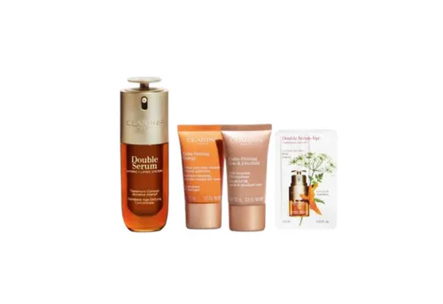 Clarins Double Serum & Extra Firming Set - Sonstige Gesichtspflegeartikel - Umfassendes Set für reife Haut, enthält hochwirksame Anti-Aging-Produkte für eine geschmeidige, hydratisierte Haut.
