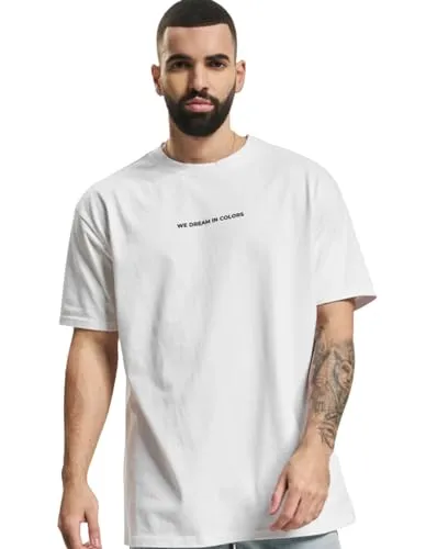 Mister Tee Herren Surf & Turf Oversize Tee L White - Stylisches Oversize T-Shirt aus hochwertiger Baumwollmischung, ideal für lässige Looks und bequem zu kombinieren mit Jeans oder Shorts. Waschmaschinenfest für einfache Pflege.