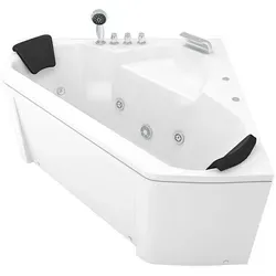 Whirlpool Pool Badewanne W02-SC 135x135cm - Sanitäranlagen & Zubehör – Genießen Sie entspannende Wasser-Massagen mit leistungsstarken Pumpen und einer innovativen Innenreinigungsfunktion für hygienischen Komfort.