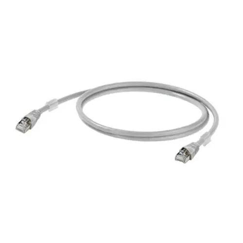 Weidmüller RJ45 Patchkabel CAT 6a S/FTP 50.00 m Grau