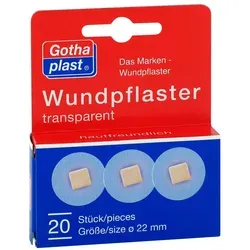 GOTHAPLAST Wundpflaster 2,2 cm transparent