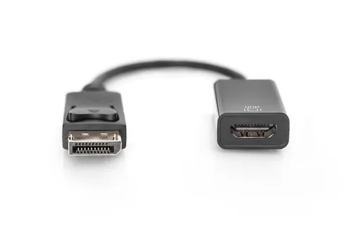 Produktbild Digitus Aktives DisplayPort auf HDMI Konverter schwarz