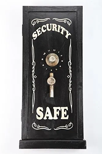 point home Design-Schlüsselschrank Safe, Retro, schwarz, 50cm