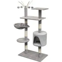 vidaXL Katzen-Kratzbaum 125 cm Grau