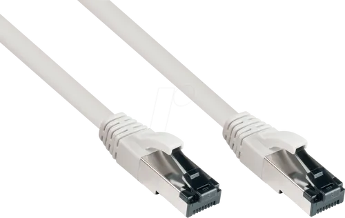 GC 8080L-010 - Patchkabel, Cat.8.1, S/FTP, 1 m, grau