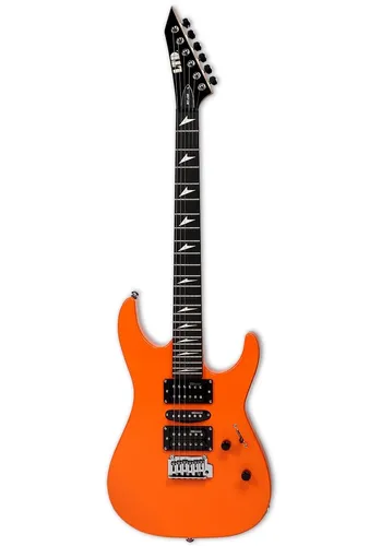 ESP LTD MT-130 Orange - E-Gitarre mit markantem Design, ideal für Rock- und Metal-Genres. Hohe Spielbarkeit und robustes Material sorgen für erstklassigen Klang und Langlebigkeit.