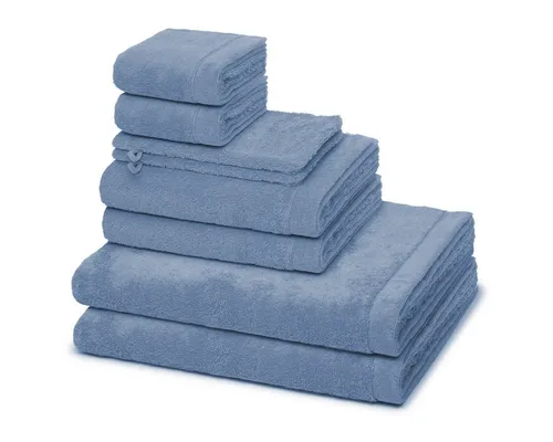 Cawö Handtuch Set Lifestyle in blau von Cawö