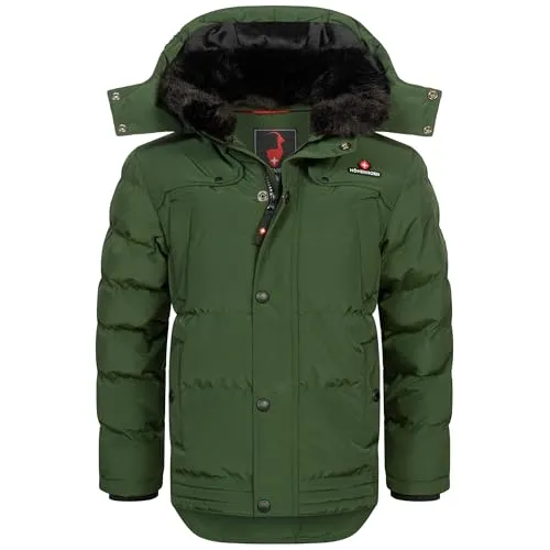 Höhenhorn Bergoo Kinder Winter Jacke Grün Gr. 128