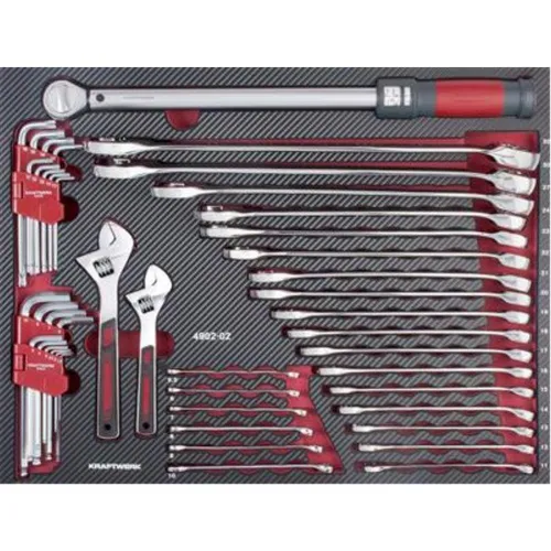 Kraftwerk PRO LINE 45-tlg. Schraubenschlüssel-Einlage von KRAFTWERK