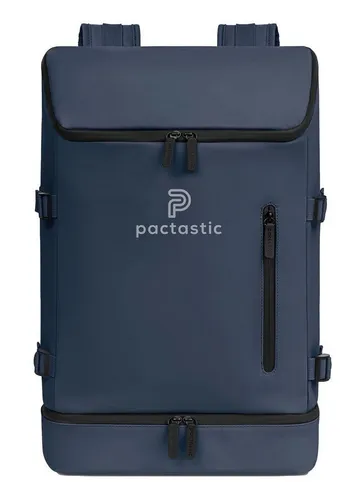 Pactastic großer Toploader-Rucksack mit Laptopfach - Tagesrucksäcke mit 23 Litern Volumen, wasserabweisend und ideal für Reisen, Büro oder Freizeit. Der Rucksack bietet ein gepolstertes Laptopfach und ein separates Bodenfach für schmutzige Gegenstände.