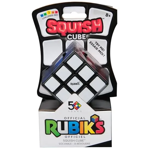 Rubik's Würfel – Rubiks Cube Squish 3x3 – Puzzlespiel Erwachsene und Kinder – sensorisches Spielzeug – Farbabstimmungs-Puzzle – Problemlösungs-Puzzle – Kinderspiel ab 8 Jahren
