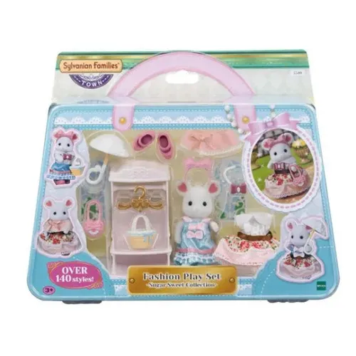 Sylvanian Families -5540 Set Zum Spiel Fashion für Die Stadt - Micky-Mouse Weiß