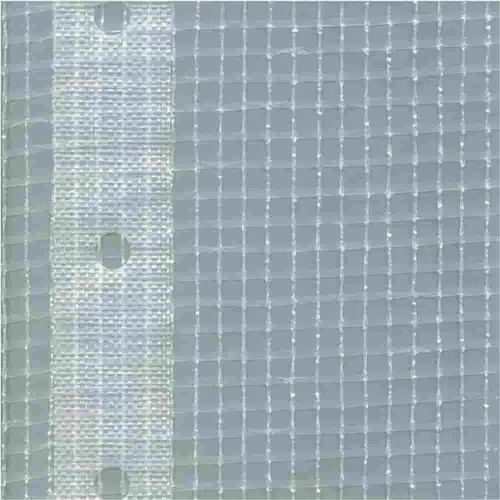 Gitterplane für Gerüste 3,20 x 50 m - Weiß/Transparent - Planen & Abdeckfolien, reißfest und lichtdurchlässig (70%), ideal zum Schutz von Baustellen und Gerüsten bei verschiedenen Witterungsbedingungen.