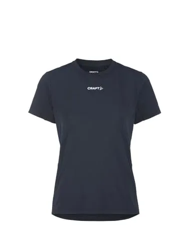 Craft ADV Essence Short Sleeve Tee 2 Damen T-Shirt - Blaze (396000) S - Hochwertiges Damen T-Shirt für Fitness und Training. Atmungsaktiv, aus recyceltem Polyester mit Mesh-Einsätzen für optimalen Feuchtigkeitstransport und Bewegungsfreiheit. Ideal für aktive Frauen.