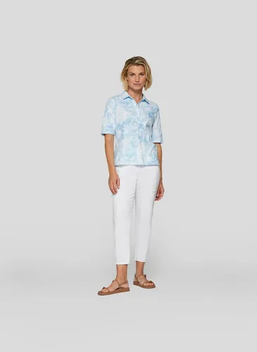 Poloshirt RABE Damen Gr. 46, Pastellblau - Stylisches Poloshirt für Damen von RABE in taillierter Passform. Aus weichem Jersey-Material mit floralem Muster, perfekt für einen lässigen Look.