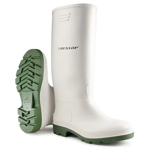 Dunlop 380VP Pricemastor Grüne wasserdichte Stiefel 35 - Wasserdichter Gummistiefel für Garten und Freizeit, mit robustem PVC und komfortablem Innenfutter. Ideal für alle Wetterbedingungen und vielseitig einsetzbar.