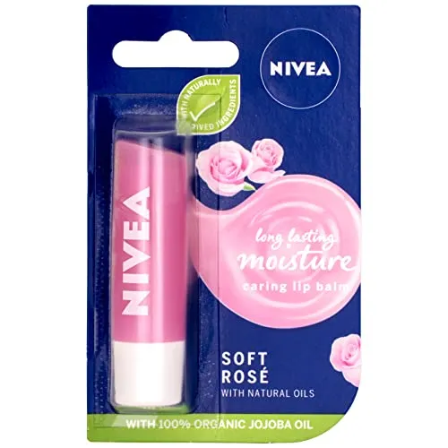 Nivea Soft Rose Lippenbalsam, 4,8 g