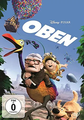 Disney Pixar Oben - Collector's Edition DVD - Entdecken Sie das Abenteuer in der Collector's Edition von Disney Pixar's Oben! Ein familienfreundlicher Animationsfilm mit beeindruckender 16:9 Bildqualität.
