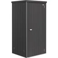 Biohort Geräteschrank 90, Dunkelgrau, B93/H182,5/T83 cm - Gartenhäuser: Wetterfester Geräteschrank aus robustem Stahl mit 20 Jahren Garantie, ideal für die Aufbewahrung Ihrer Gartengeräte.
