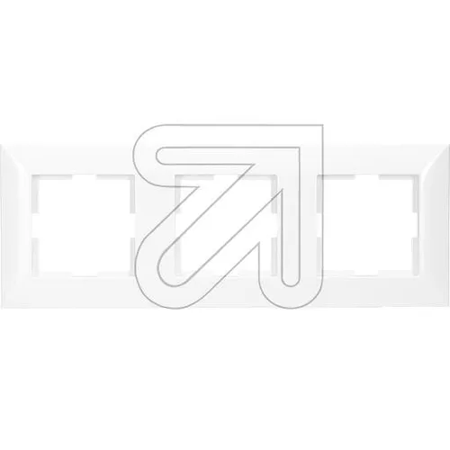 EGB Meridian reinweiß Abdeckrahmen 3-fach