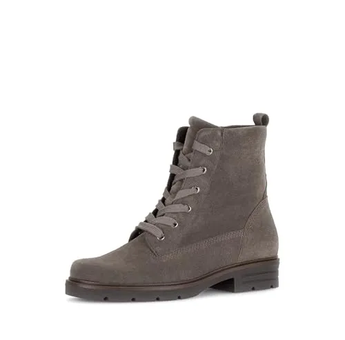 Gabor 74.651 Schnürstiefelette Beige 42,5 EU - Elegante Schnürstiefelette in Beige aus Veloursleder, ideal für stilvolle Auftritte. Bequeme Passform und hochwertiges Innenmaterial sorgen für ein angenehmes Tragegefühl.